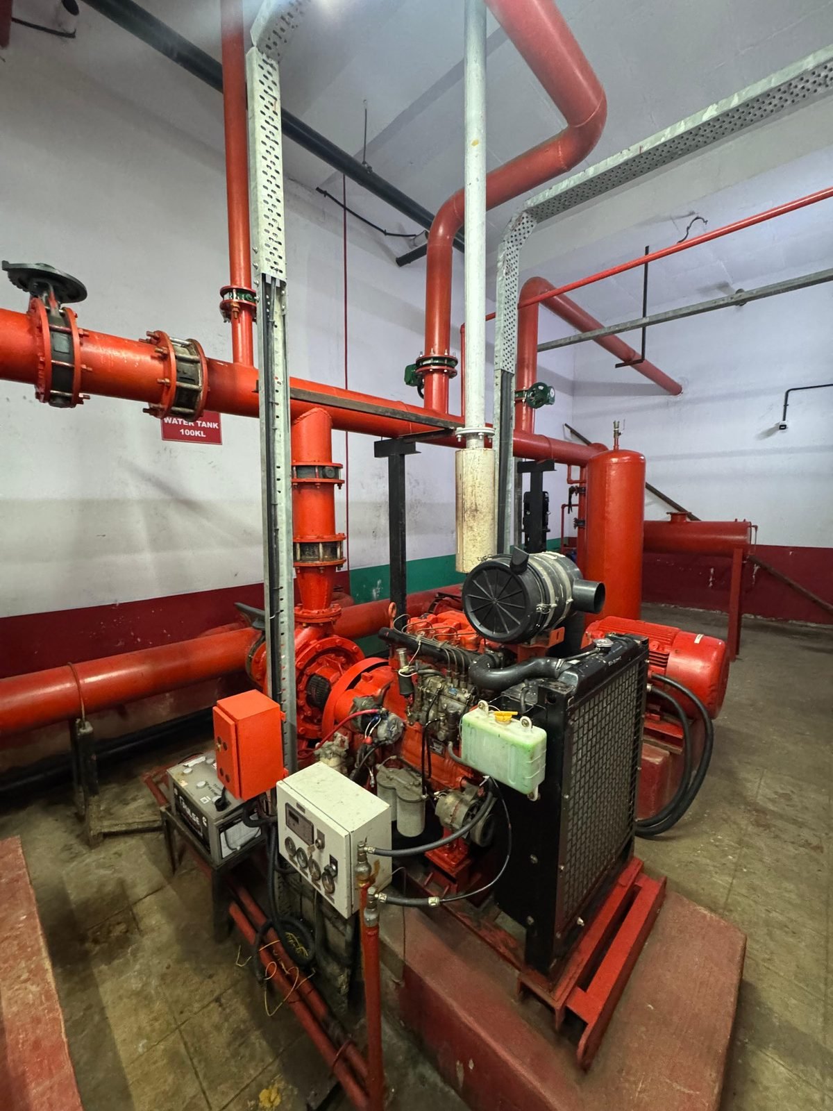 Fire water storage tank 100 KL