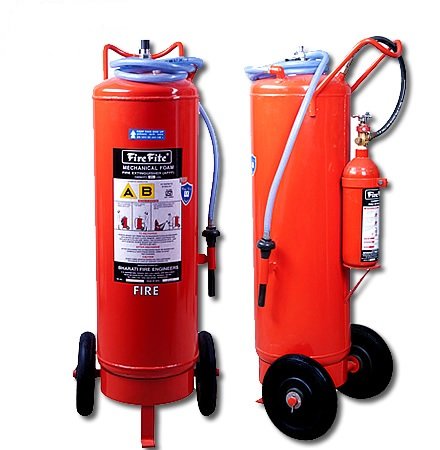 Mechanical Foam Fire Extinguisher — trolley mounted